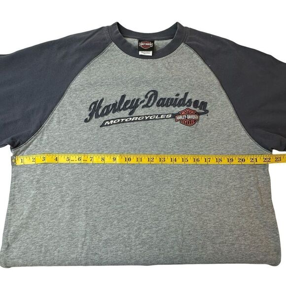 HARLEY-DAVIDSON Motorcycles Grey Faribault MN Tshirt Men’s Size Large - Picture 8 of 14